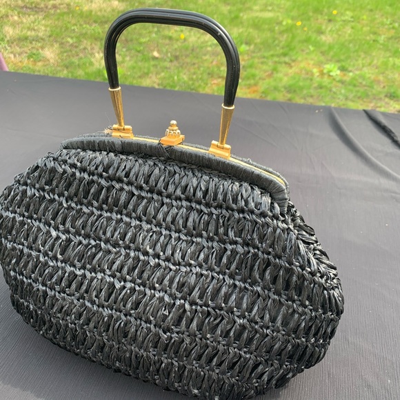 Handbags - 🌸3/$15 Made in Italy for Rosenfelf Straw Purse